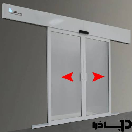 درب اتوماتیک با 2 لت متحرک ارتفاع 3متر عرض 2متر