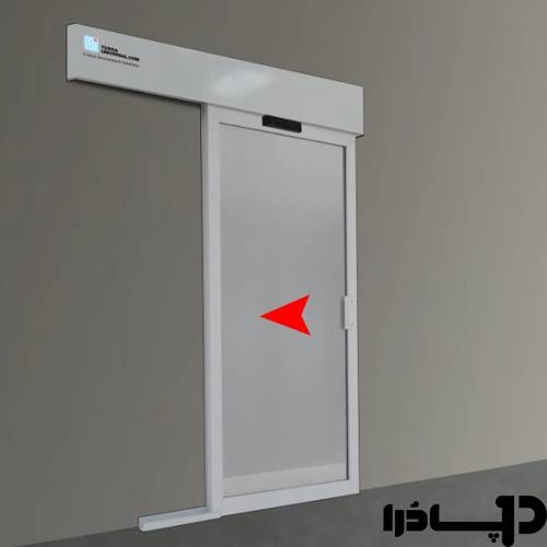 درب اتوماتیک کشویی با یک لت متحرک ارتفاع 3 متر در عرض 1متر