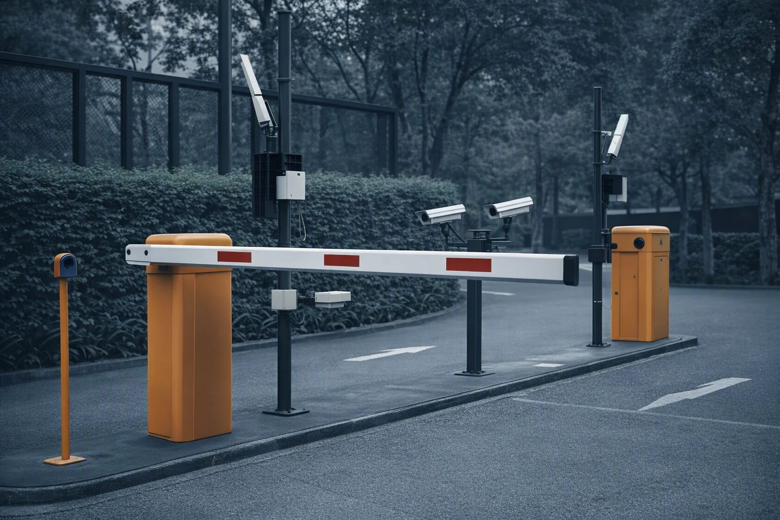 افزایش امنیت بانکها و اماکن حساس (معرفی راهبند مجهز به پلاکخوان و RFID)